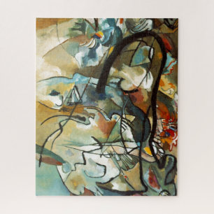 Kandinsky Compositie V Abstracte schilderkunst Legpuzzel