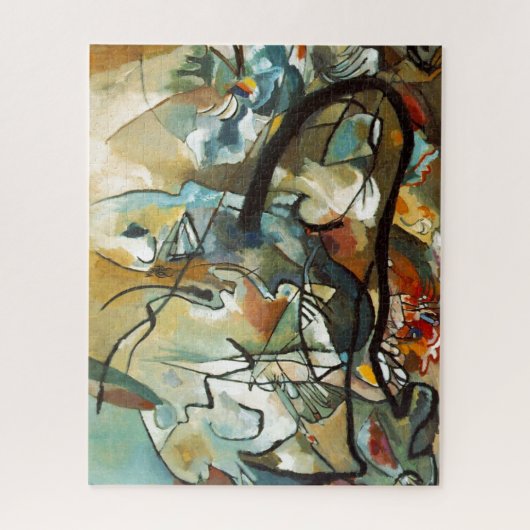 Kandinsky Compositie V Abstracte schilderkunst Legpuzzel (Verticaal)