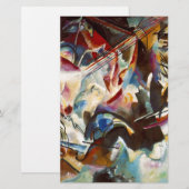 Kandinsky Compositie VI Abstract Schilderij Briefpapier (Voorkant / Achterkant)