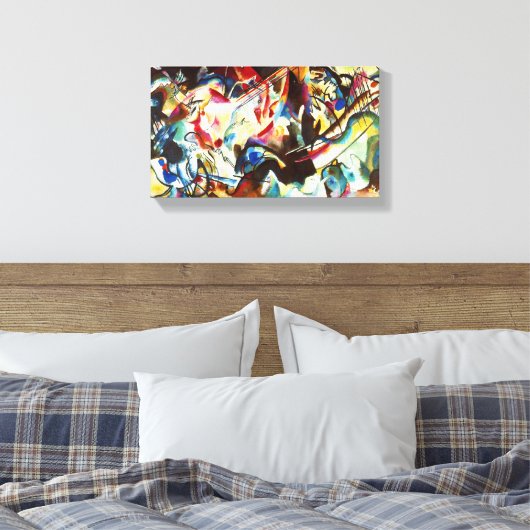 Kandinsky Compositie VI Canvas Print (Insitu (Slaapkamer))