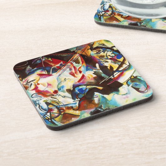 Kandinsky Compositie VI Drankjes Onderzetter (Linkerzijde)