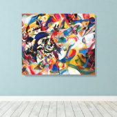 Kandinsky Compositie VII Abstract Schilderij Canvas Afdruk (Insitu (Houten vloer))