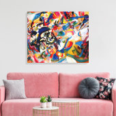 Kandinsky Compositie VII Abstract Schilderij Canvas Afdruk (Insitu (Woonkamer))
