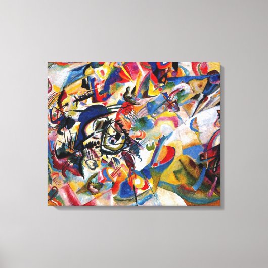Kandinsky Compositie VII Abstract Schilderij Canvas Afdruk (Voorkant)