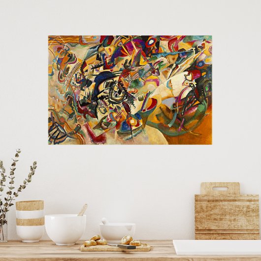 Kandinsky - Compositie VII Poster (Keuken)