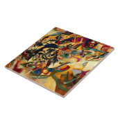 Kandinsky - Compositie VII Tegeltje (Zijkant)