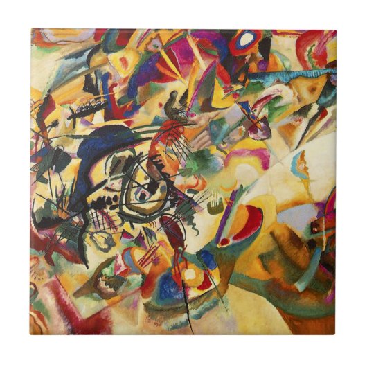 Kandinsky Compositie VII Tile Tegeltje (Voorkant)
