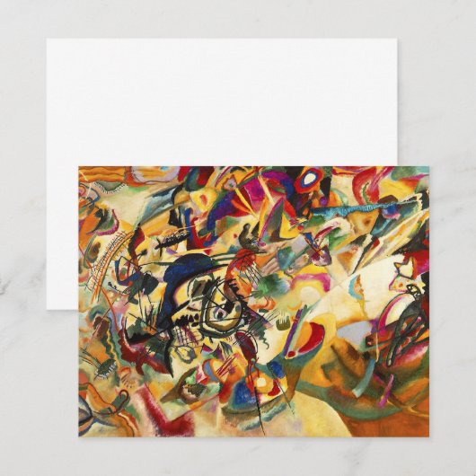 Kandinsky Compositie VII Uitnodigingen (Voorkant / Achterkant)