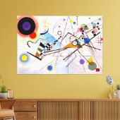 KANDINSKY - COMPOSITIE VIII - 1923 - Bauhaus - Canvas Afdruk (Insitu (Woonkamer))