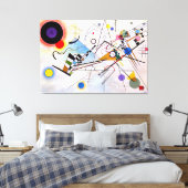 KANDINSKY - COMPOSITIE VIII - 1923 - Bauhaus - Canvas Afdruk (Insitu (Slaapkamer))