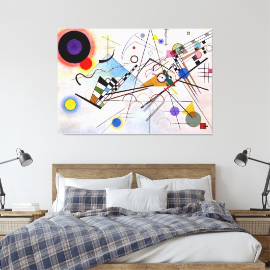 KANDINSKY - COMPOSITIE VIII - 1923 - Bauhaus - Canvas Afdruk (Insitu (Slaapkamer))