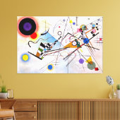 KANDINSKY - COMPOSITIE VIII - 1923 - Bauhaus - Canvas Afdruk (Insitu (Woonkamer))