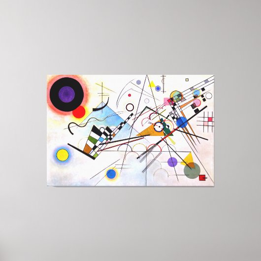 KANDINSKY - COMPOSITIE VIII - 1923 - Bauhaus - Canvas Afdruk (Voorkant)