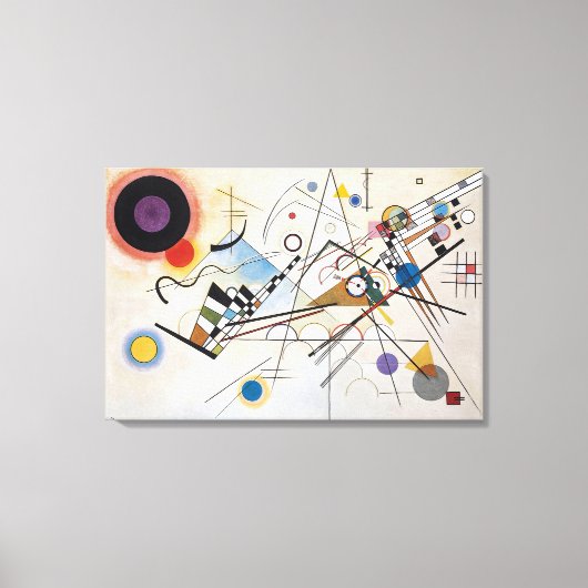 Kandinsky Compositie VIII Abstracte Kunst Canvas Afdruk (Voorkant)