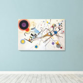 Kandinsky Compositie VIII Abstracte Kunst Canvas Afdruk (Insitu (Houten vloer))