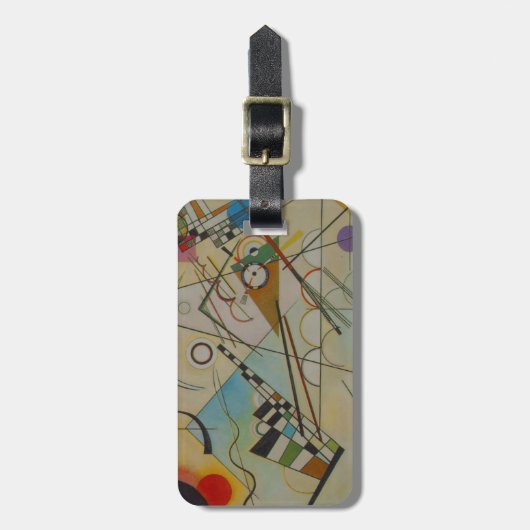 Kandinsky Compositie VIII Bagagelabel (Voorkant verticaal)
