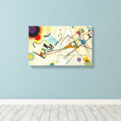 Kandinsky Compositie VIII Canvas Wrap Afdruk (Insitu (Houten vloer))