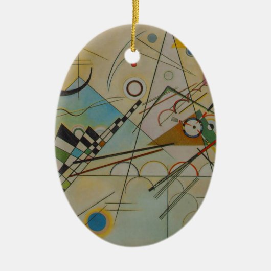 Kandinsky Compositie VIII Keramisch Ornament (Voorkant)