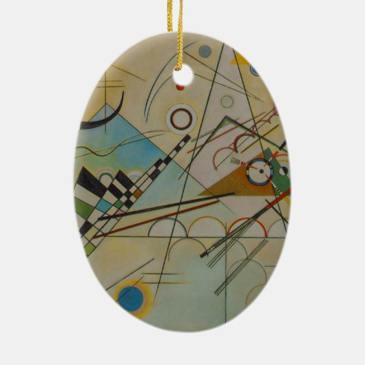 Kandinsky Compositie VIII Keramisch Ornament (Achterkant)