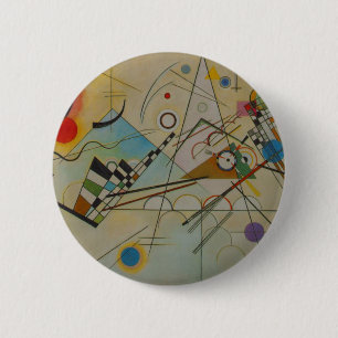 Kandinsky Compositie VIII Ronde Button 5,7 Cm