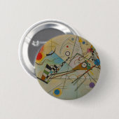 Kandinsky Compositie VIII Ronde Button 5,7 Cm (Voorkant /achterkant)