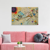 Kandinsky Compositie VIII Schilderen Verpakt Canva Canvas Afdruk (Insitu (Woonkamer))