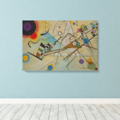 Kandinsky Compositie VIII Schilderen Verpakt Canva Canvas Afdruk (Insitu (Houten vloer))