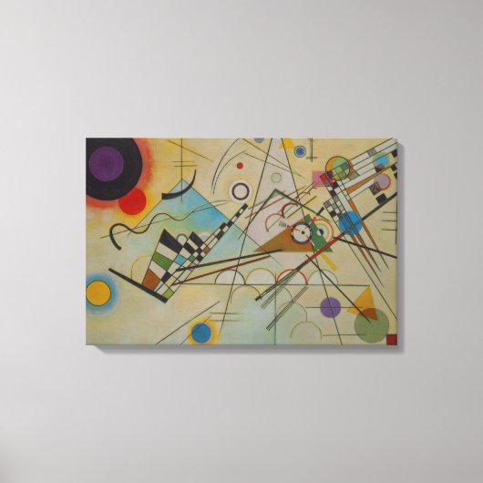 Kandinsky Compositie VIII Schilderen Verpakt Canva Canvas Afdruk (Voorkant)