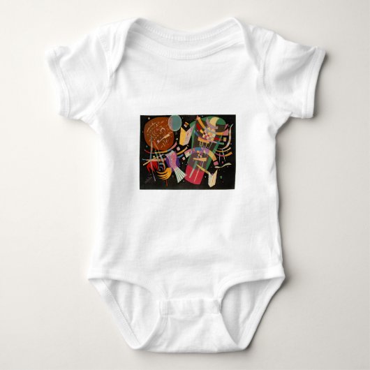 Kandinsky Compositie X Abstracte Kunst Romper (Voorkant)
