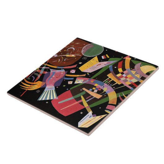 Kandinsky - Compositie X Tegeltje (Zijkant)