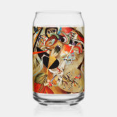 Kandinsky Composition Abstract schilderen Blikvorm Glas (Achterkant)