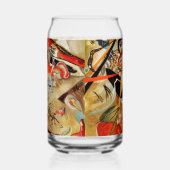 Kandinsky Composition Abstract schilderen Blikvorm Glas (Rechts)