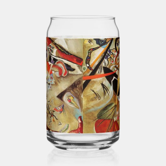 Kandinsky Composition Abstract schilderen Blikvorm Glas (Rechts)