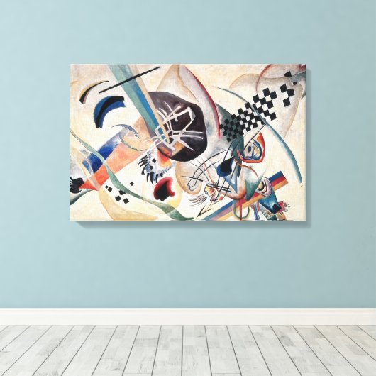 Kandinsky Composition Abstract schilderen Canvas Afdruk (Insitu (Houten vloer))