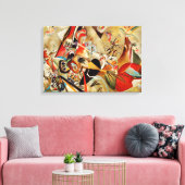 Kandinsky Composition Abstract schilderen Canvas Afdruk (Insitu (Woonkamer))