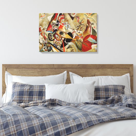 Kandinsky Composition Abstract schilderen Canvas Afdruk (Insitu (Slaapkamer))