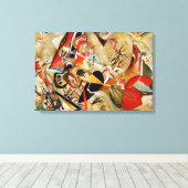 Kandinsky Composition Abstract schilderen Canvas Afdruk (Insitu (Houten vloer))