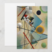 Kandinsky Composition Abstract schilderen Feestdagenkaart (Voorkant / Achterkant)