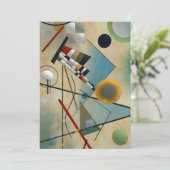 Kandinsky Composition Abstract schilderen Feestdagenkaart (Staand voorkant)