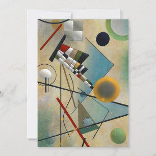 Kandinsky Composition Abstract schilderen Feestdagenkaart