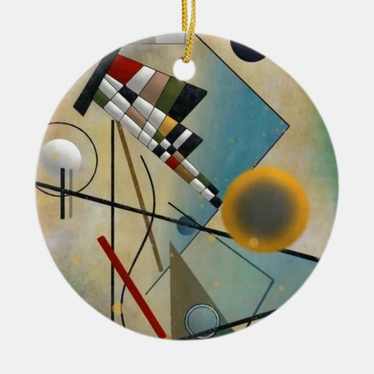 Kandinsky Composition Abstract schilderen Keramisch Ornament (Voorkant)