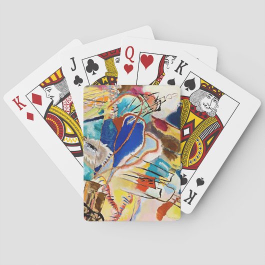 Kandinsky Composition Abstract schilderen Pokerkaarten (Achterkant)