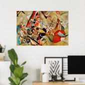 Kandinsky Composition Abstract schilderen Poster (Thuiskantoor)