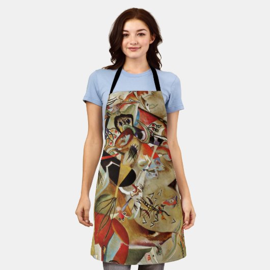 Kandinsky Composition Abstract schilderen Schort (Gedragen)