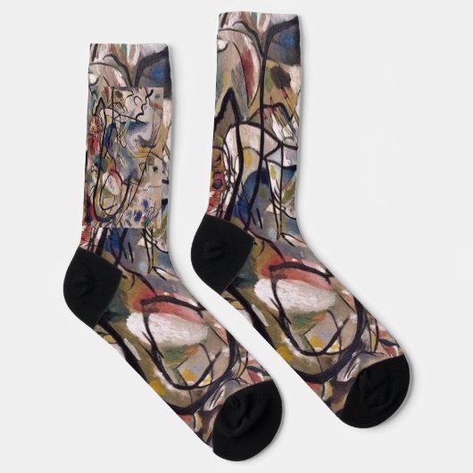 Kandinsky Composition Abstract schilderen Sokken (Rechts)