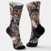 Kandinsky Composition Abstract schilderen Sokken (Gebogen)