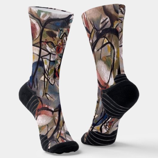 Kandinsky Composition Abstract schilderen Sokken (Gebogen)