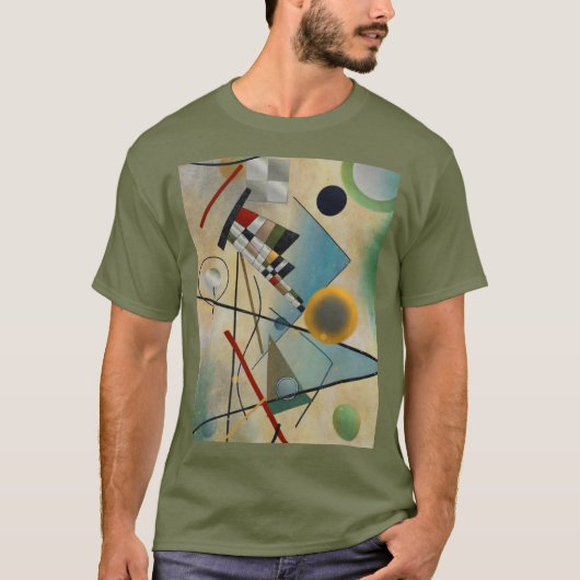 Kandinsky Composition Abstract schilderen T-shirt (Voorkant)