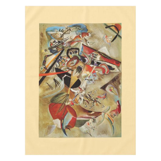 Kandinsky Composition Abstract schilderen Tafelkleed (Voorkant)