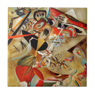 Kandinsky Composition Abstract schilderen Tegeltje